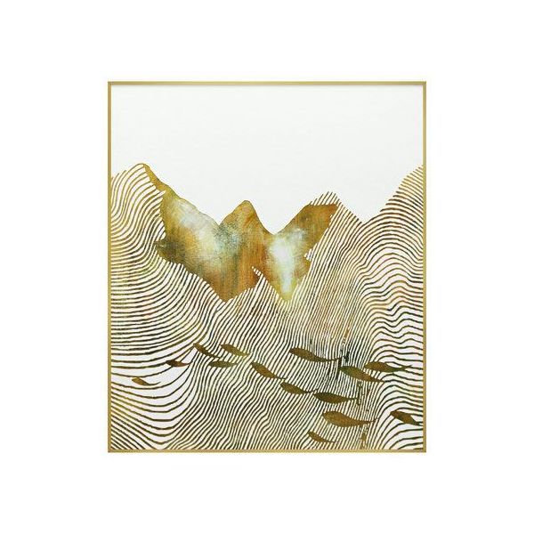 3D打印肌理客厅装饰画现代轻奢沙发背景墙壁画抽象竖版挂画